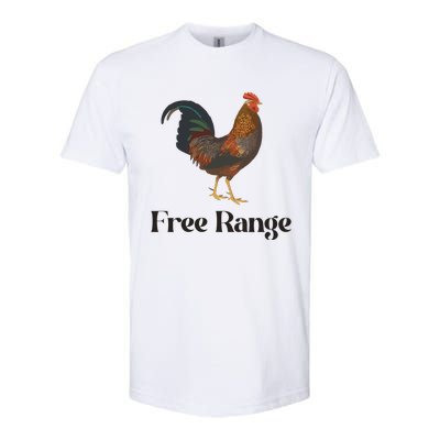 Free Range Chicken Farm Animal Softstyle CVC T-Shirt