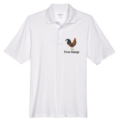 Free Range Chicken Farm Animal Men's Origin Performance Pique Polo