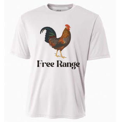 Free Range Chicken Farm Animal Cooling Performance Crew T-Shirt