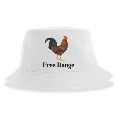 Free Range Chicken Farm Animal Sustainable Bucket Hat