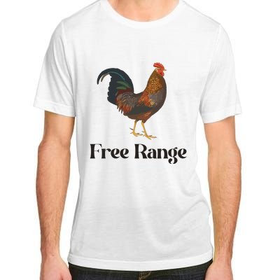 Free Range Chicken Farm Animal Adult ChromaSoft Performance T-Shirt