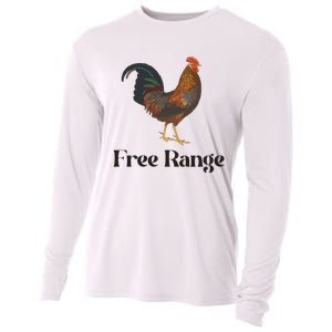 Free Range Chicken Farm Animal Cooling Performance Long Sleeve Crew