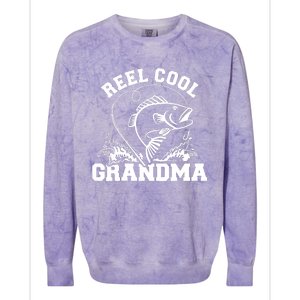 Fishing Reel cool grandma Colorblast Crewneck Sweatshirt