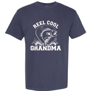 Fishing Reel cool grandma Garment-Dyed Heavyweight T-Shirt