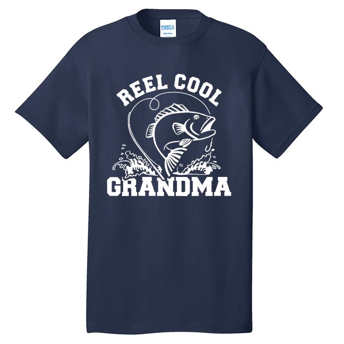 Fishing Reel cool grandma Tall T-Shirt