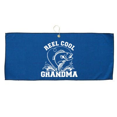 Fishing Reel cool grandma Large Microfiber Waffle Golf Towel