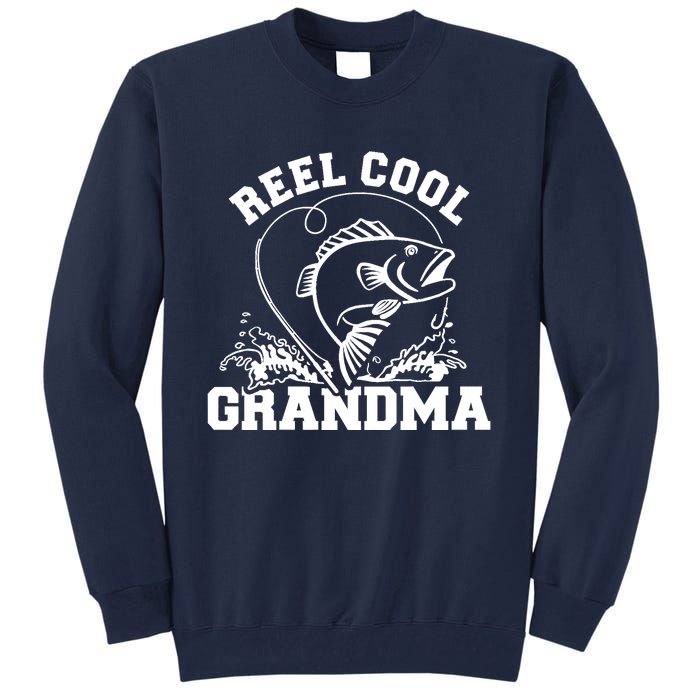 Fishing Reel cool grandma Tall Sweatshirt