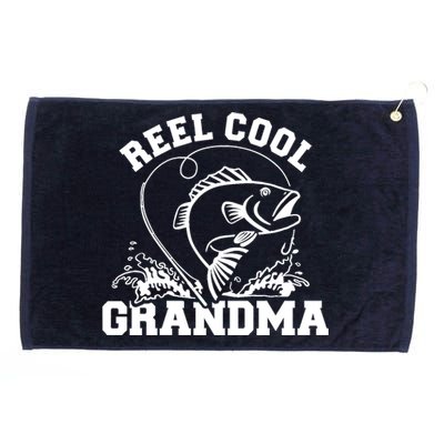 Fishing Reel cool grandma Grommeted Golf Towel