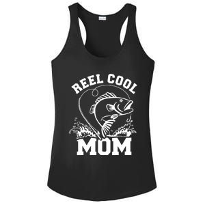 Fishing Reel cool mom Ladies PosiCharge Competitor Racerback Tank