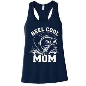 Fishing Reel cool mom Women's Racerback Tank