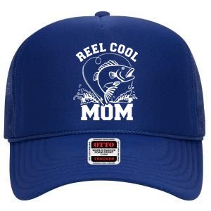 Fishing Reel cool mom High Crown Mesh Back Trucker Hat