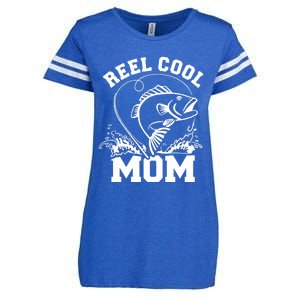 Fishing Reel cool mom Enza Ladies Jersey Football T-Shirt