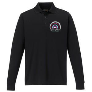 Funny Retirement Class Of 2025 Loading Retired Proud Teacher Performance Long Sleeve Polo