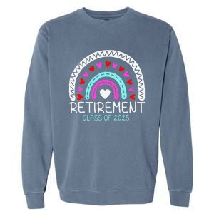 Funny Retirement Class Of 2025 Loading Retired Proud Teacher Garment-Dyed Sweatshirt