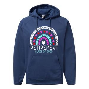 Funny Retirement Class Of 2025 Loading Retired Proud Teacher Performance Fleece Hoodie