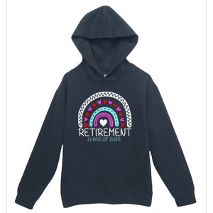 Funny Retirement Class Of 2025 Loading Retired Proud Teacher Urban Pullover Hoodie