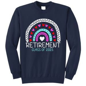 Funny Retirement Class Of 2025 Loading Retired Proud Teacher Tall Sweatshirt