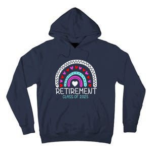 Funny Retirement Class Of 2025 Loading Retired Proud Teacher Tall Hoodie