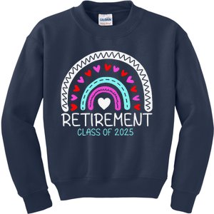 Funny Retirement Class Of 2025 Loading Retired Proud Teacher Kids Sweatshirt