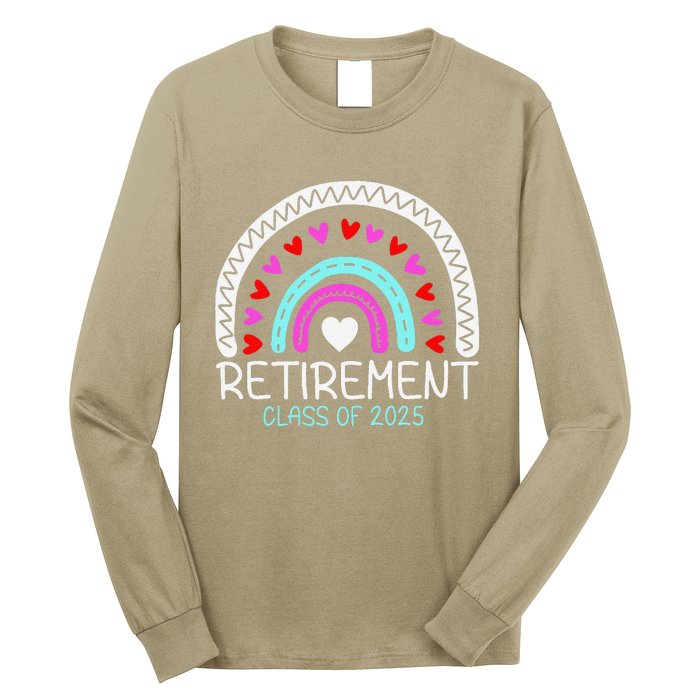 Funny Retirement Class Of 2025 Loading Retired Proud Teacher Long Sleeve Shirt