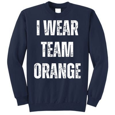 Formula Racing Car I Wear Team Orange F1 Formula One Racing Car Tall Sweatshirt