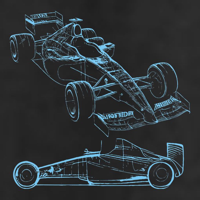 Formula Racing Car Silhouette Mechanic Car Guys 11oz C Handle Ceramic Mug