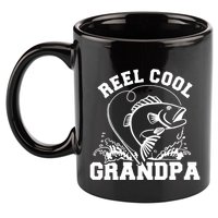 Fishing Reel cool grandpa 11oz C Handle Ceramic Mug