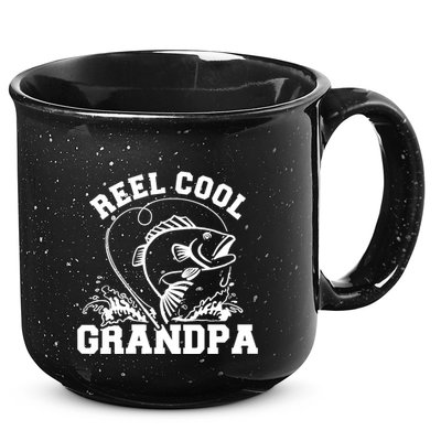 Fishing Reel cool grandpa 15oz Campfire Ceramic Mug