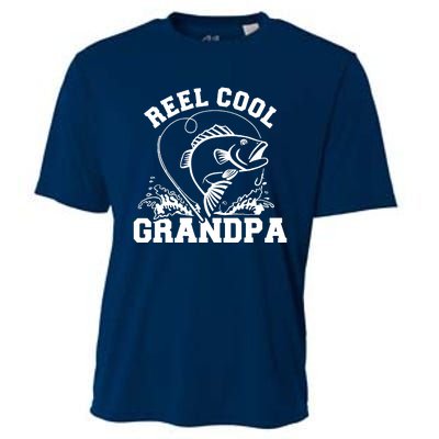 Fishing Reel cool grandpa Cooling Performance Crew T-Shirt