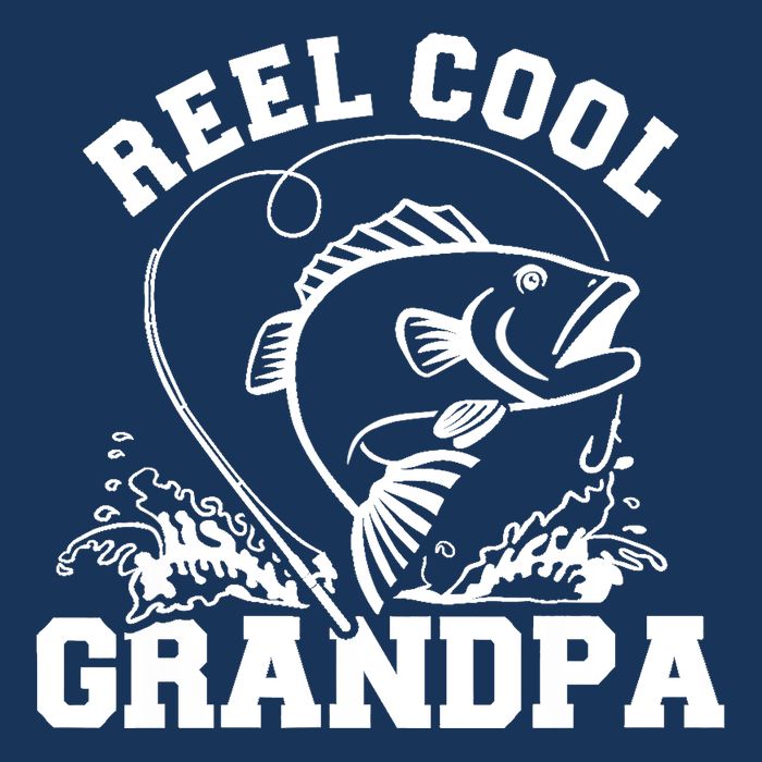 Fishing Reel cool grandpa Drawstring Bag