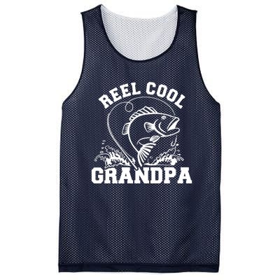 Fishing Reel cool grandpa Mesh Reversible Basketball Jersey Tank