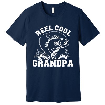 Fishing Reel cool grandpa Premium T-Shirt