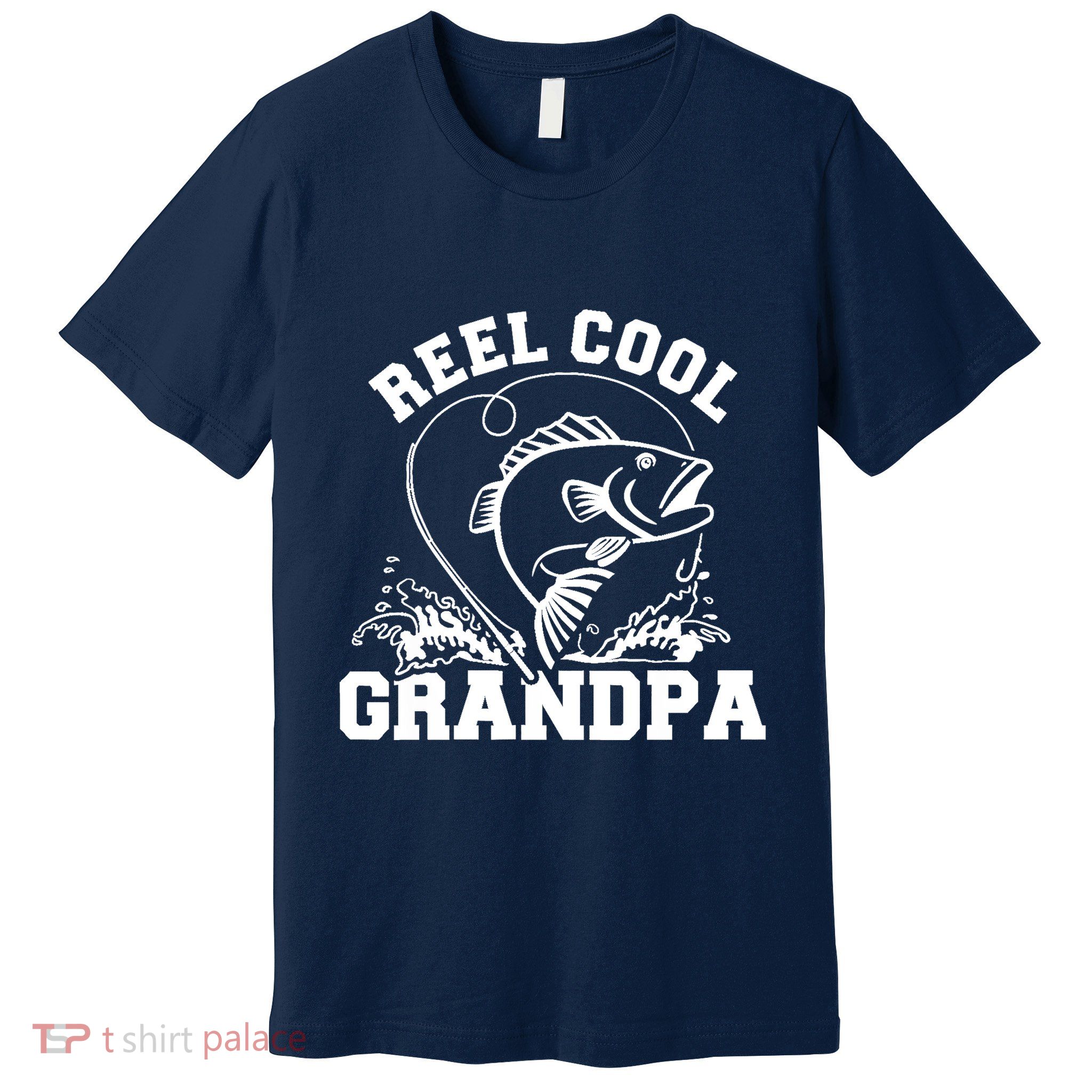 Fishing Reel cool grandpa Premium T-Shirt