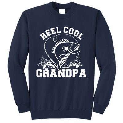 Fishing Reel cool grandpa Tall Sweatshirt