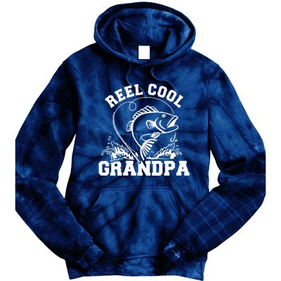 Fishing Reel cool grandpa Tie Dye Hoodie