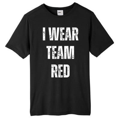 Formula Racing Car I Wear Team Red F1 Formula One Racing Car Tall Fusion ChromaSoft Performance T-Shirt