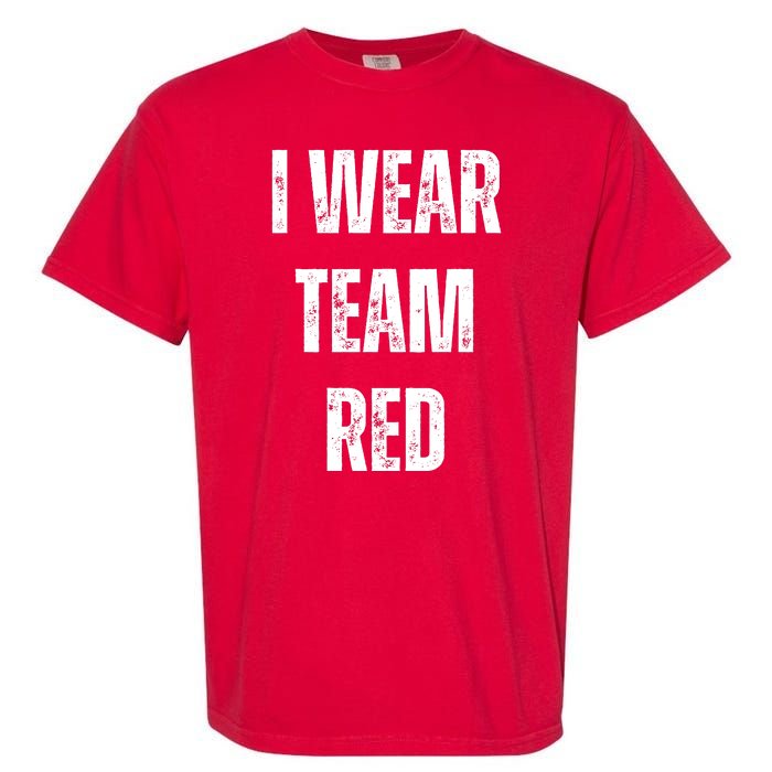 Formula Racing Car I Wear Team Red F1 Formula One Racing Car Garment-Dyed Heavyweight T-Shirt