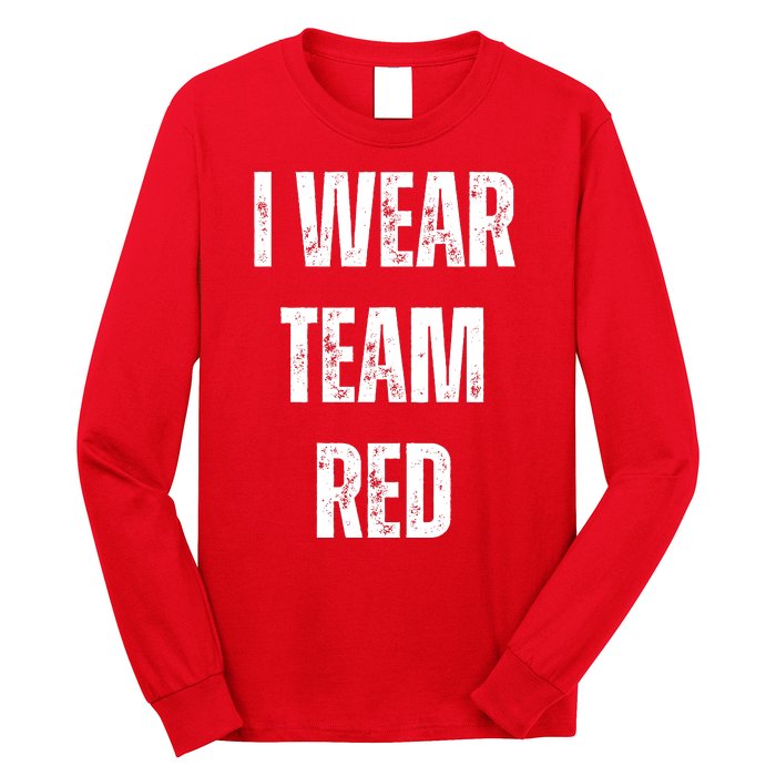 Formula Racing Car I Wear Team Red F1 Formula One Racing Car Long Sleeve Shirt