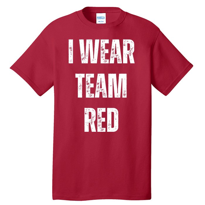 Formula Racing Car I Wear Team Red F1 Formula One Racing Car Tall T-Shirt