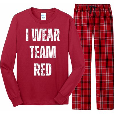 Formula Racing Car I Wear Team Red F1 Formula One Racing Car Long Sleeve Pajama Set