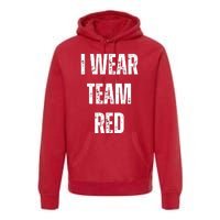 Formula Racing Car I Wear Team Red F1 Formula One Racing Car Premium Hoodie