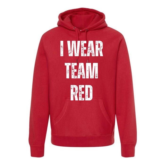 Formula Racing Car I Wear Team Red F1 Formula One Racing Car Premium Hoodie