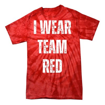 Formula Racing Car I Wear Team Red F1 Formula One Racing Car Tie-Dye T-Shirt