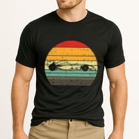 Formula Race Car Sunset Retro Driver Racing Fans Cooling Performance Crew T-Shirt