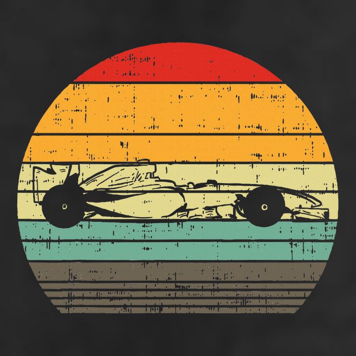 Formula Race Car Sunset Retro Driver Racing Fans Adult Drive Performance Visor