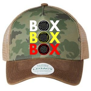 Formula Racing Car Box Box Box Radio Call To PitBox Car Race Legacy Tie Dye Trucker Hat