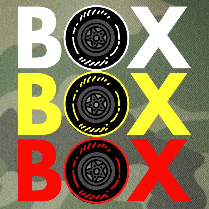 Formula Racing Car Box Box Box Radio Call To PitBox Car Race Legacy Tie Dye Trucker Hat