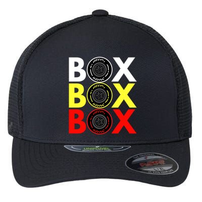 Formula Racing Car Box Box Box Radio Call To PitBox Car Race Flexfit Unipanel Trucker Cap