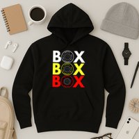 Formula Racing Car Box Box Box Radio Call To PitBox Car Race Hoodie
