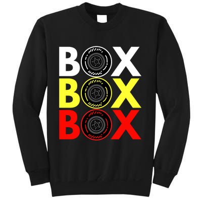 Formula Racing Car Box Box Box Radio Call To PitBox Car Race Sweatshirt